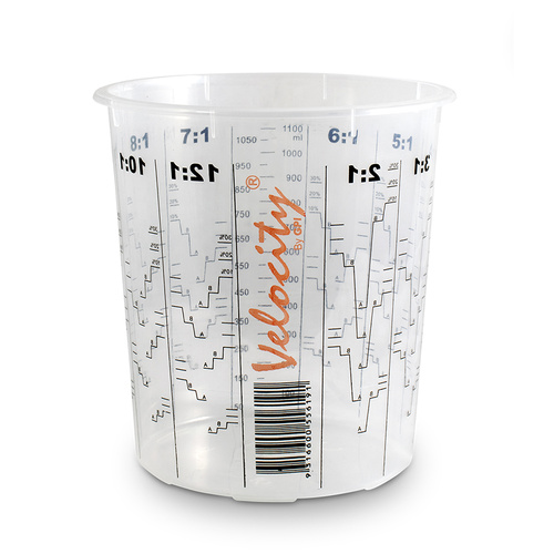 Velocity 600ml Calibrated Mixing Cups (25 Pack)