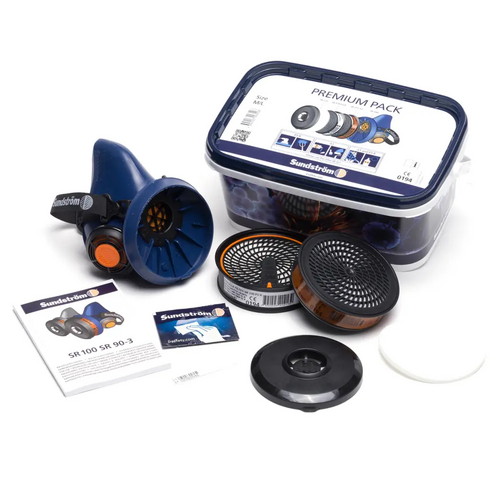 Sundstrom SR100 Premium Medium Half Face Respirator Kit