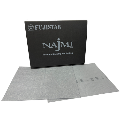 FujiStar Najmi White 3000 Grit 170mm x 130mm Block Sheets (25 Pack)