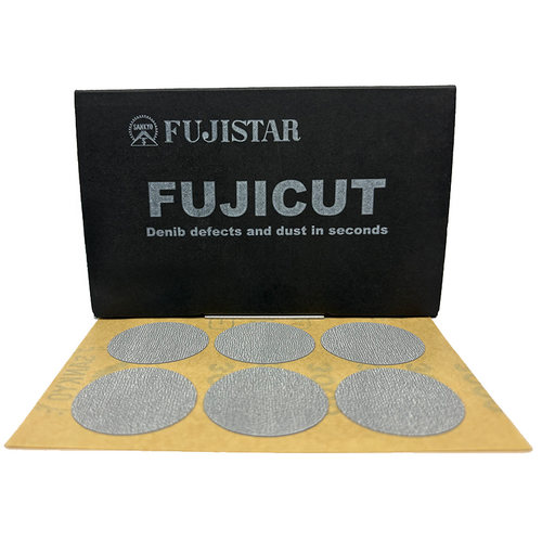 FujiStar Light Grey 3000 Grit 34mm Stick On Dot Discs (25 Pack)