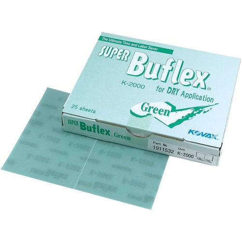 Kovax Green 2000 Grit 130mm x 170mm Block Sheets (25 Pack)