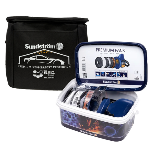 Sundstrom SR100 Premium Medium Half Face Respirator Tafe Kit