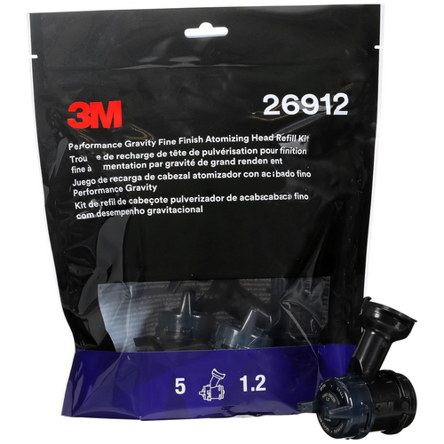 3M Performance Gravity 1.2mm Fine Finish Atomizing Head