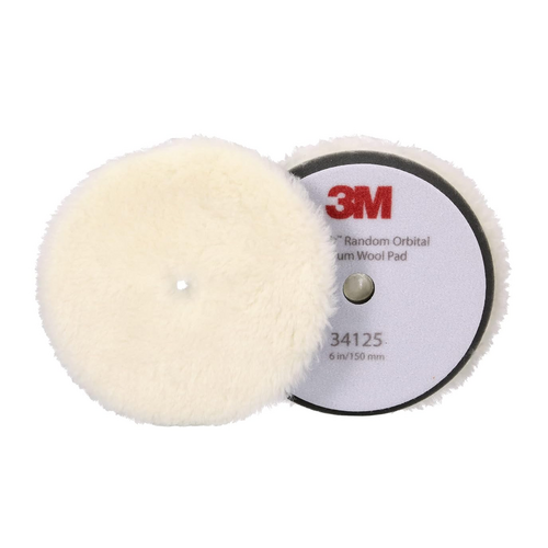 3M Perfect-It 6" Random Orbital Wool Medium Pads
