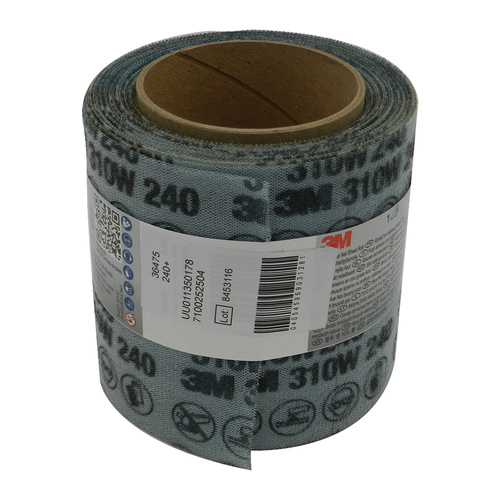 3M 240 Grit Blue Net Hookit Roll 115mm x 10m