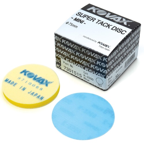 Kovax Super Buflex Blue K2500 3&quot; Super-Tack Discs (50 Pack)