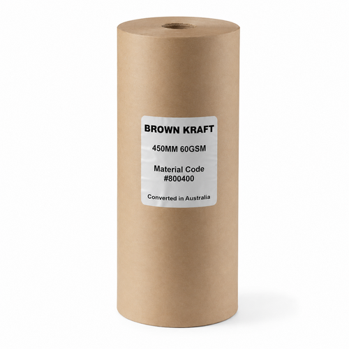 Brown Kraft Masking Paper Roll 60GSM 450mm x 400m