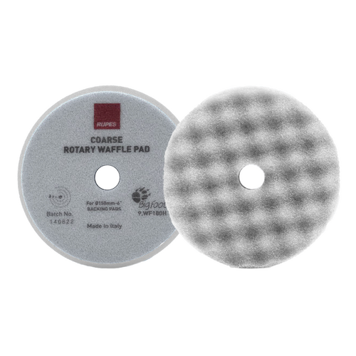 Rupes BigFoot 170mm/180mm White Ultra Fine Waffle Foam Velcro Pad