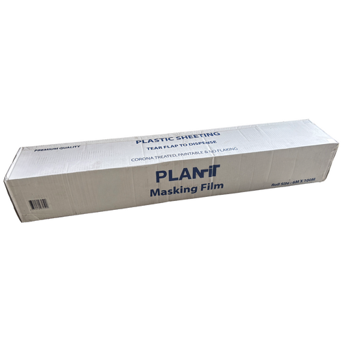 PlanIT Plastic Masking Film 6m x 100m
