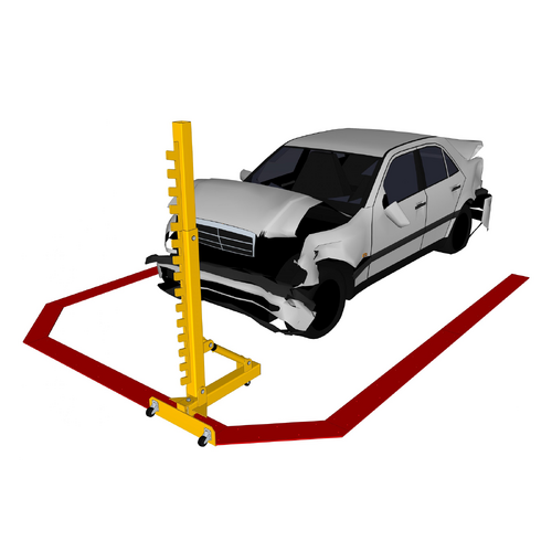 Straightening Flat Floor Long Rack