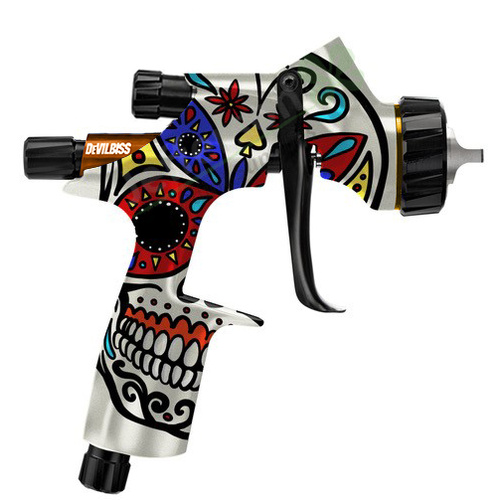 Devilbiss DV1 Limited Edition Calavera C1+ 1.3mm Non Digital Clear Coat Spray Gun