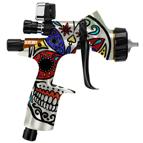 Devilbiss DV1 Limited Edition Calavera C1+ 1.3mm Digital Clear Coat Spray Gun