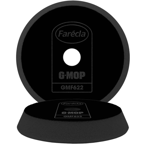 Farecla G Mop 6" Premium Angled Black Finishing Foam Pads (2 Pack)