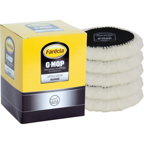 Farecla G Mop 3" Lambs Wool Pads (5 Pack)