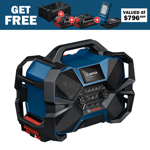 Bosch 18V Li-ion Cordless Bluetooth Radio - Skin Only