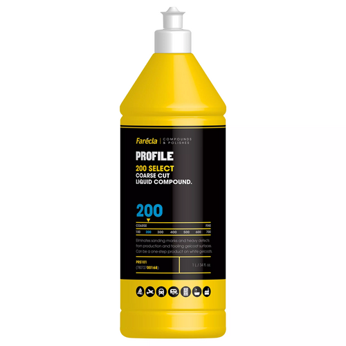 Farecla Profile 200 Select Coarse Cut Liquid Compound 1 Litre