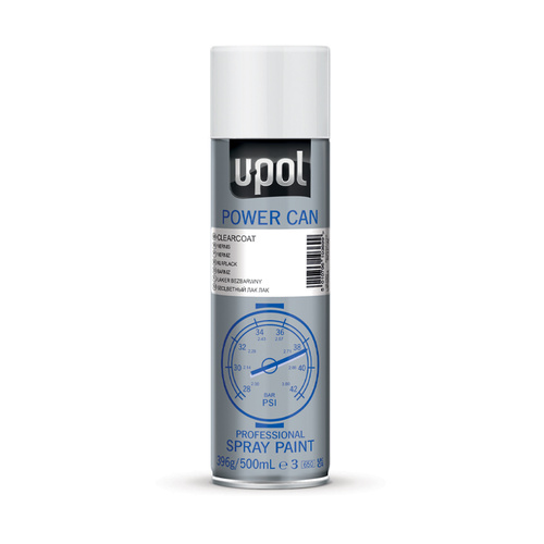 U-Pol Power Can Clear Coat Aerosol 500ml