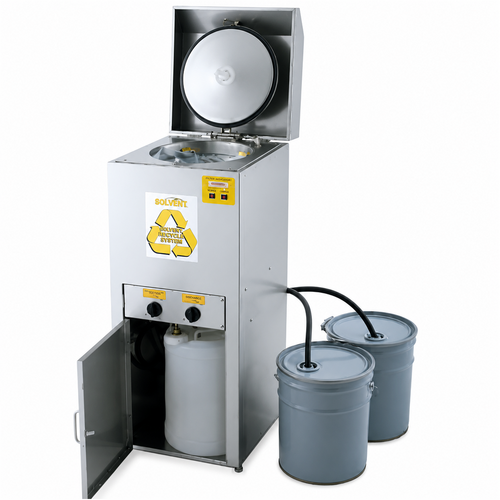 UNIRAM URS600 Solvent Recycler with Auto Transfer