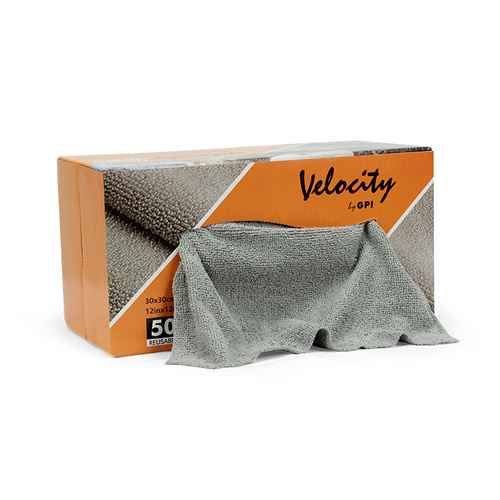 Velocity Micro Wipes 30cm x 30cm (50 Pack)