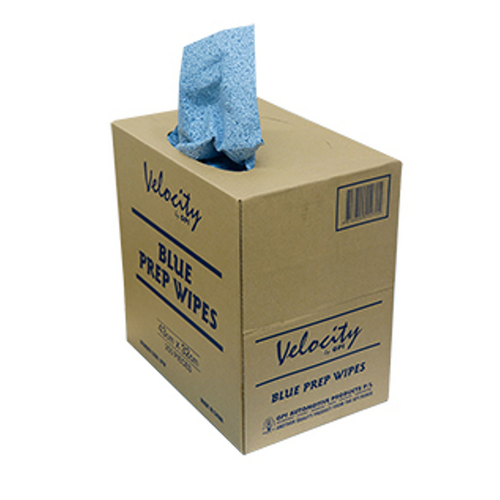 Velocity Blue Prep Wipes 42cm x 33cm (25 Pack)